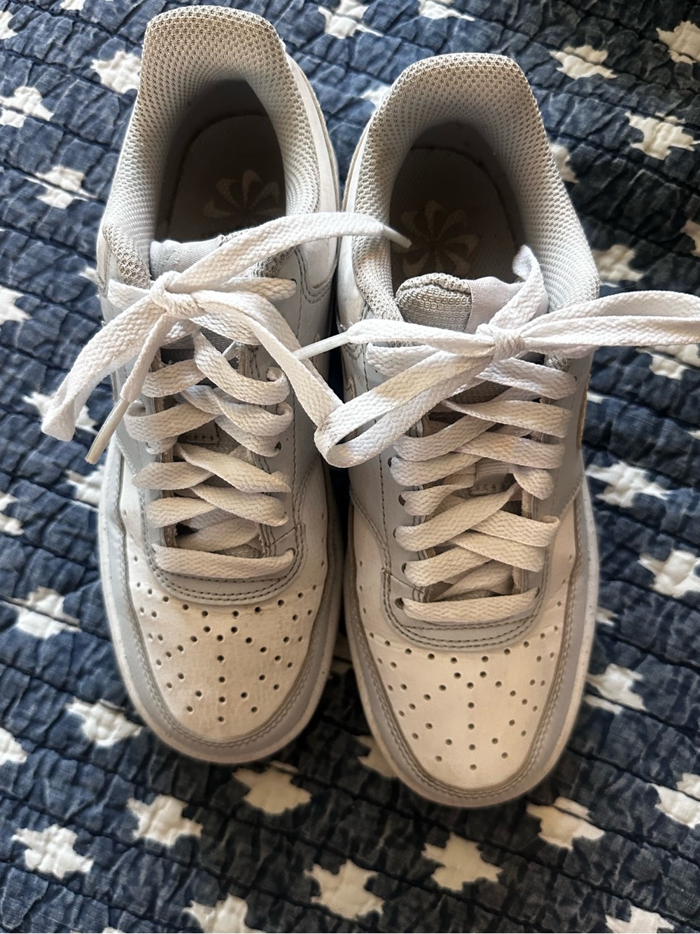 Nike grayish blue  Athletic Sneakers with White Label